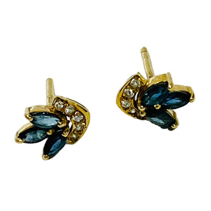 Boucles d'oreilles Clou en Or Jaune 18K