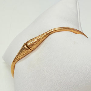 Bracelet Jonc Ouvert en Or Jaune 18k