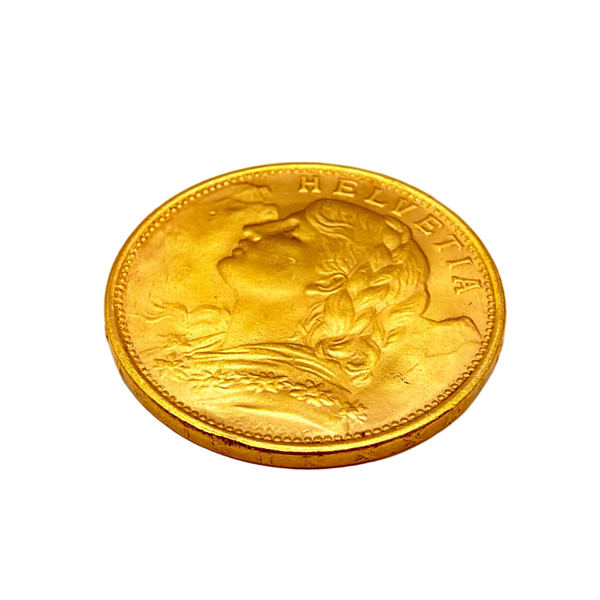 Pièce de 20 Francs Suisse Or Jaune 1949 Rare 20 Carats