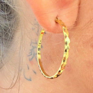 Créoles en Or Jaune 18 K