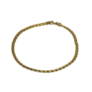 Bracelet Maillon en Or Jaune 18k