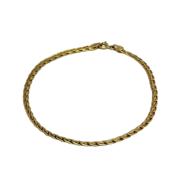 Bracelet Maillon en Or Jaune 18k