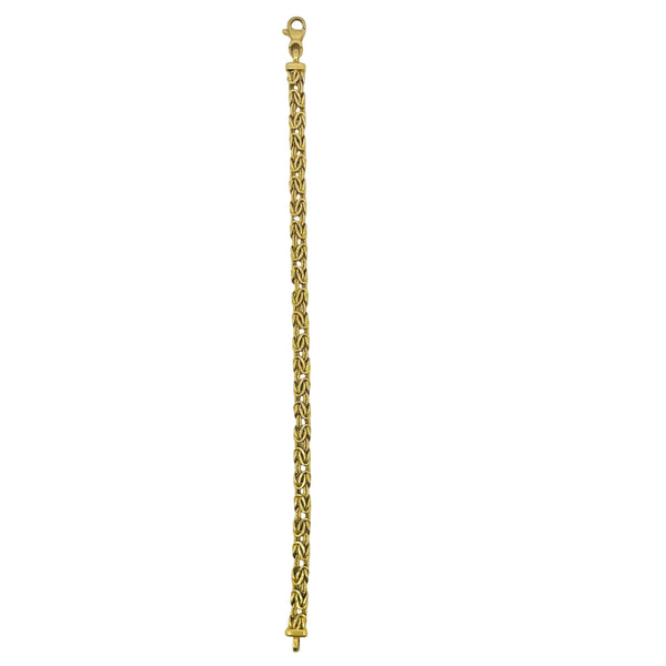 Bracelet Gourmette Maille Royale en Or Jaune 18 Carats