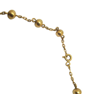 Collier Ras du Cou en Or Jaune 18k