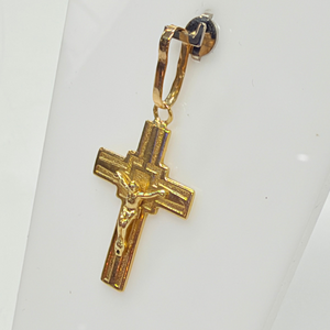 Pendentif Croix Or Jaune 18K