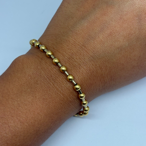 Bracelet Maille Marseillaise en Or Jaune 18 Carats