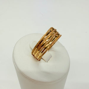 Bague Semainier en Or Jaune 18K - Taille 62