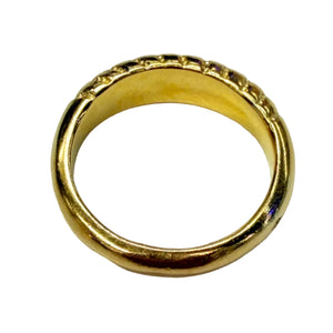 Bague en Or Jaune 18K Taille : 55