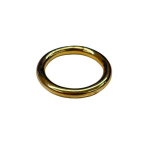 Bague Jonc Or Jaune avec Tête d'Aigle 18K Taille 51