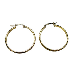 Créoles en Or Jaune 18 K