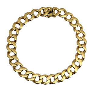 Bracelet Gourmette Or Jaune 18 Carats
