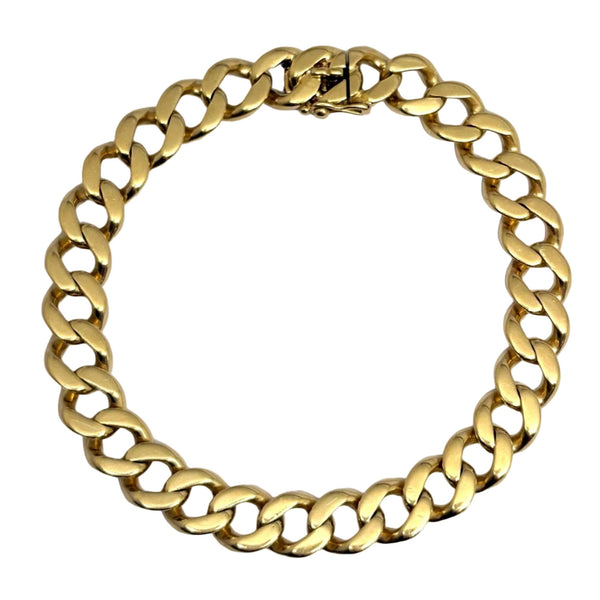Bracelet Gourmette Or Jaune 18 Carats