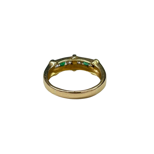 Bague en Or Jaune 18k avec Zirconiums - Taille 54