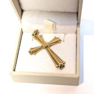Pendentif Croix Or Jaune 18 Carats