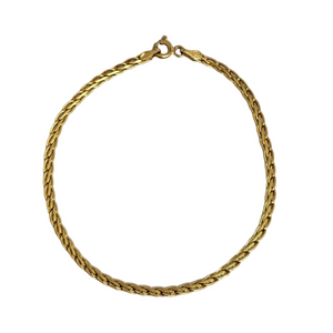 Bracelet Maillon en Or Jaune 18k