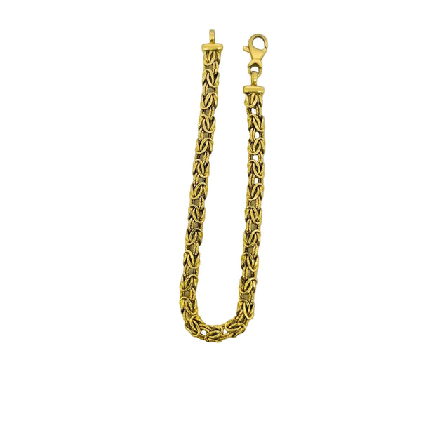 Bracelet Gourmette Maille Royale en Or Jaune 18 Carats