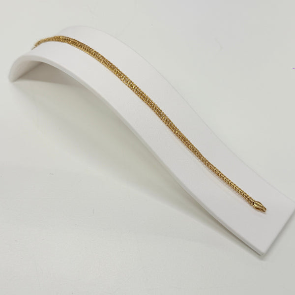 Bracelet Maille Fantaisie en Or Jaune 18k
