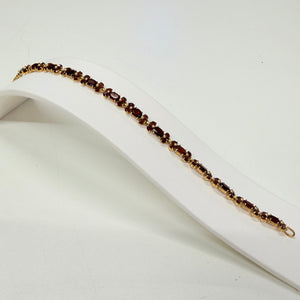Bracelet Pierres en Or 18K avec Grenats
