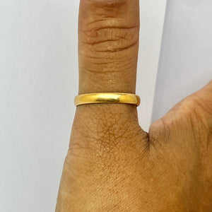 Alliance en Or Jaune 18k - Taille  60