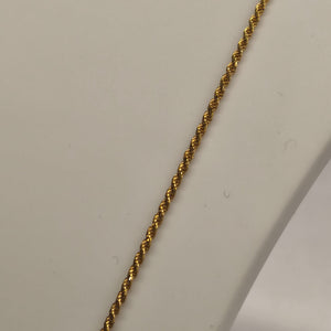 Collier en Or jaune 18 K