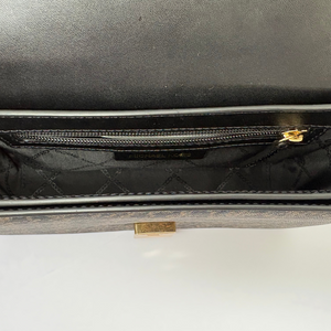 Sac à Main Michael Kors Delancey Satchel Noir Doré