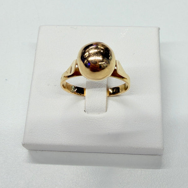 Bague en or jaune 18 K - Taille 56
