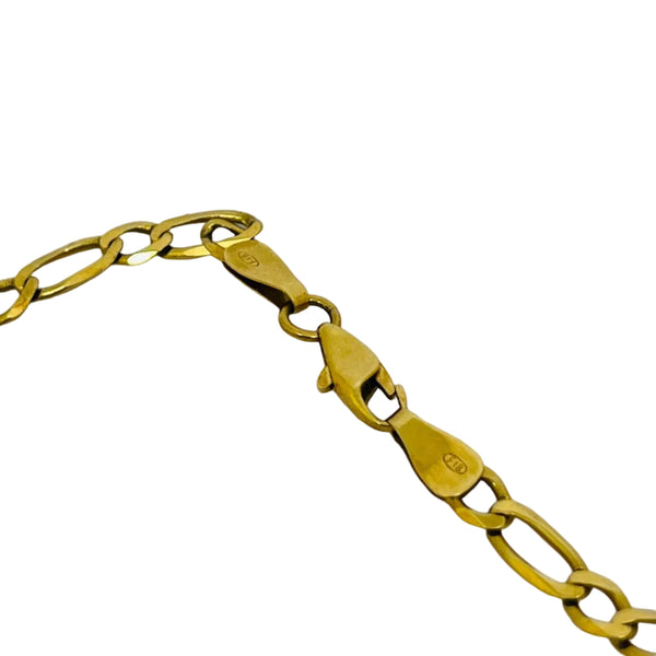 Collier Princesse en Or Jaune 18k Maille Cheval