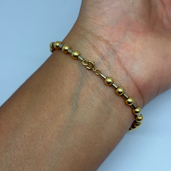 Bracelet Maille Marseillaise en Or Jaune 18 Carats