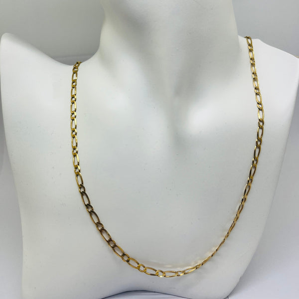 Collier Princesse en Or Jaune 18k Maille Cheval