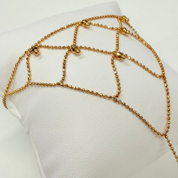 Bracelet main en or jaune 18 K