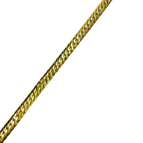 Bracelet Maillon Anglais en Or Jaune 18k