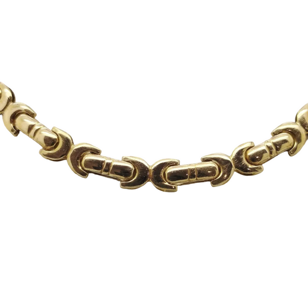 Collier Ras du Cou en Or Jaune 18k