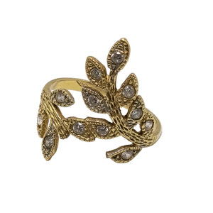 Bague Artisanale en Or Jaune avec Oxyde de Zirconium Taille : 57