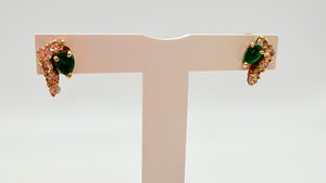 Boucles d'Oreilles Clou Or Jaune 18 Carats Fermoir Alpa