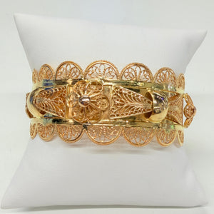 Bracelet Manchette en Or Jaune 18k