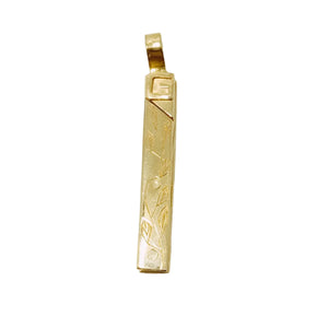 Pendentif Artisanale en Or Jaune 18k