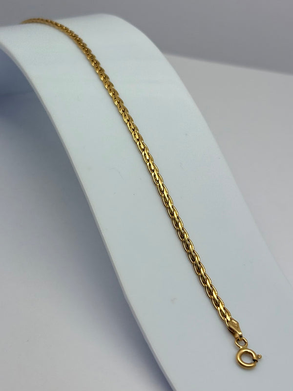Bracelet Maillon en Or Jaune 18k