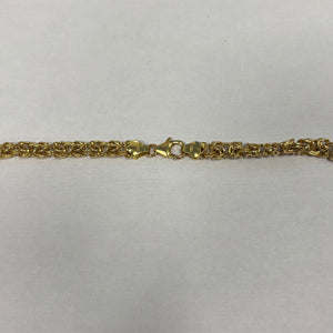 Collier Princesse Or Jaune 18K Maille Royale