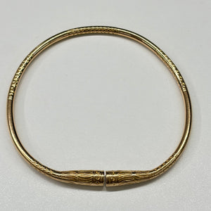 Bracelet Jonc Or Jaune 18 Carats