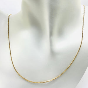 Collier Princesse Gourmette en Or Jaune 18k