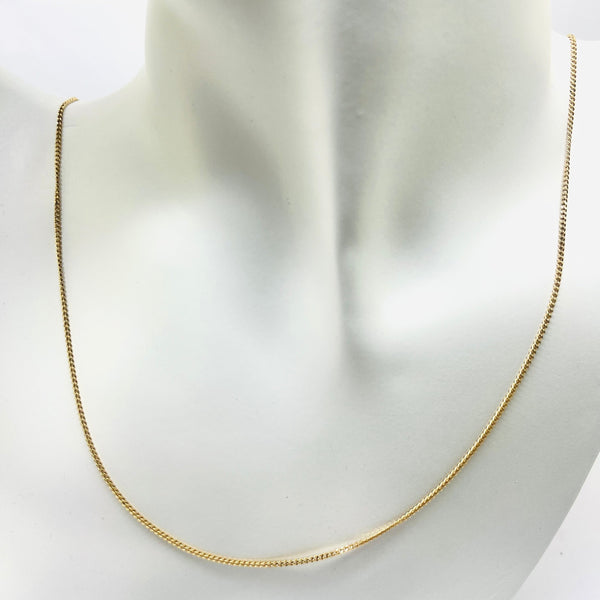 Collier Princesse Gourmette en Or Jaune 18k