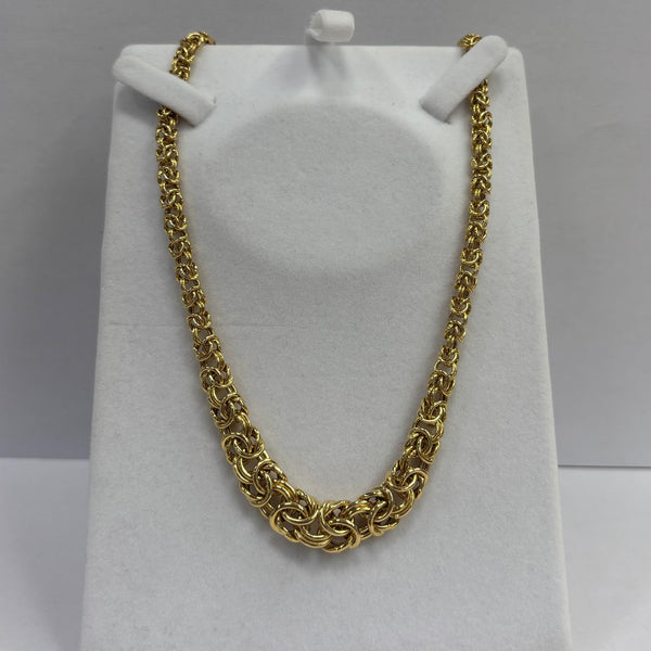 Collier Princesse Or Jaune 18K Maille Royale