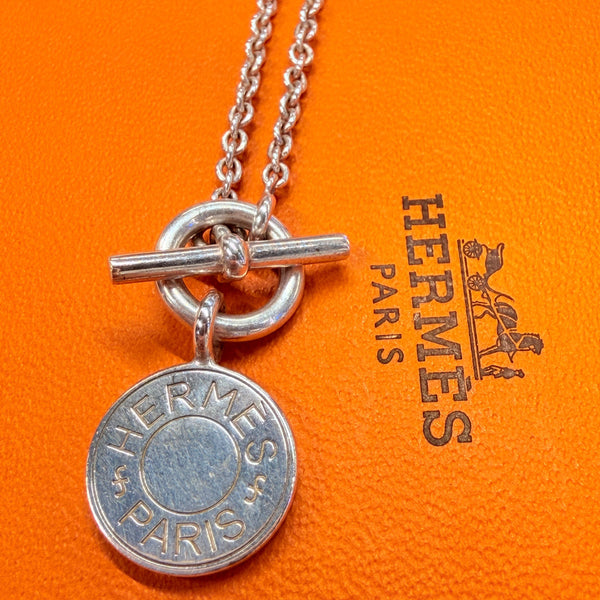 Collier en argent 925 Hermès Paris avec certificat d'authenticité