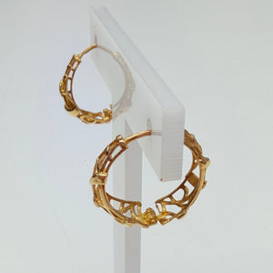 Créoles Demi-Créoles Or Jaune 18 K