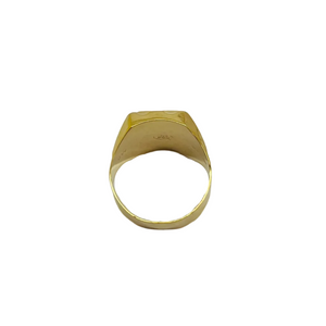 Chevalière en Or Jaune 18k -  Taille 66