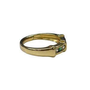 Bague en Or Jaune 18k avec Zirconiums - Taille 54