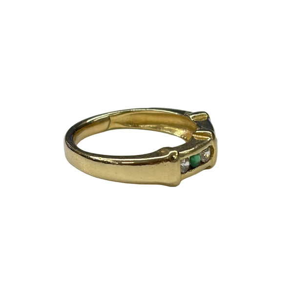 Bague en Or Jaune 18k avec Zirconiums - Taille 54