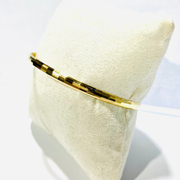 Bracelet Jonc en Or Jaune 18k