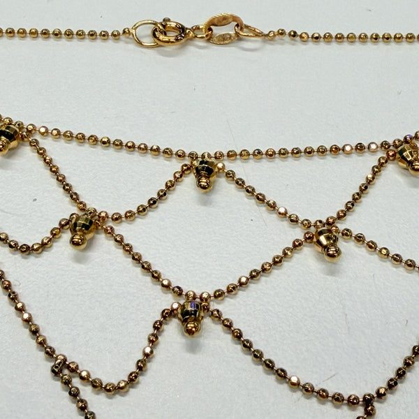 Bracelet main en or jaune 18 K
