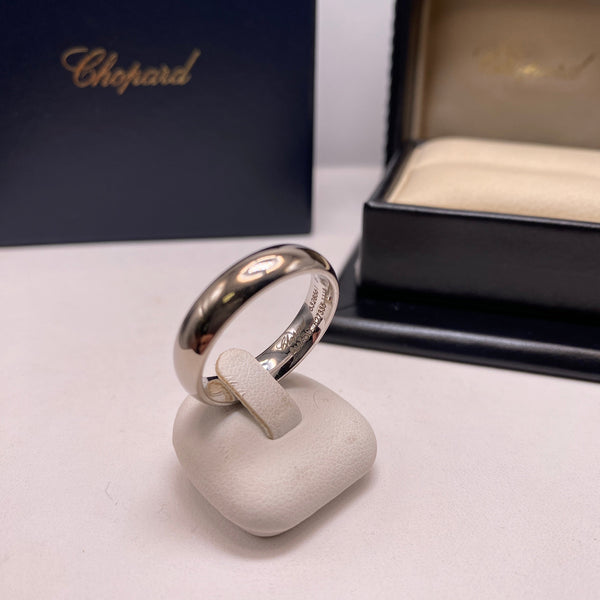 Bague Chopard 18K en Or Gris - Taille 61
